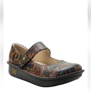 Paloma Bold and Beautiful Printed Leather Mary Jane Pumps